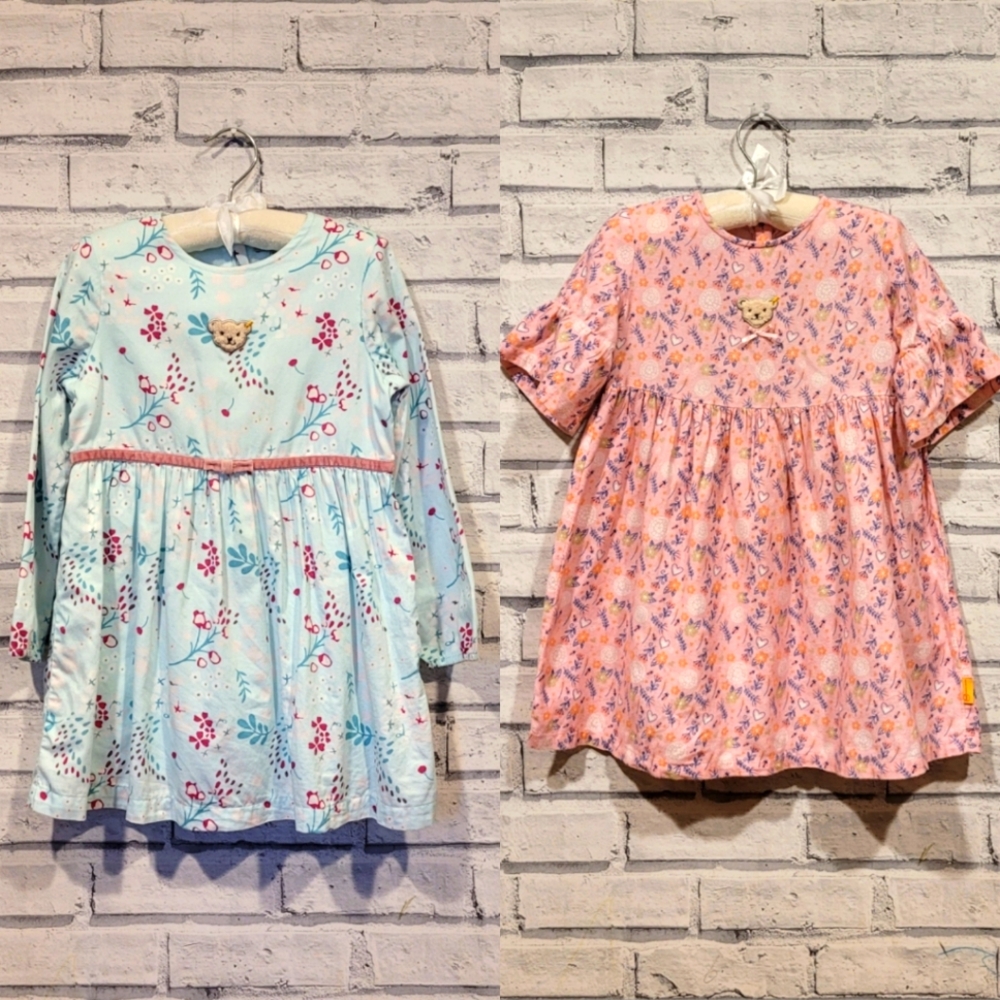 A set of 2 STEIFF dresses size 3-4 toddler girl